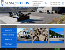 Tablet Screenshot of cevennes-dechets.fr